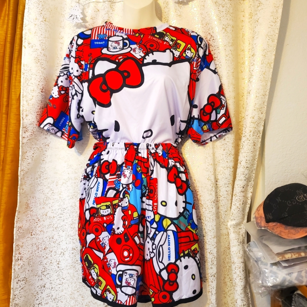 Hello kitty short set